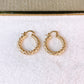 Arete de Oro Laminado 2.5 cm COA2849-5