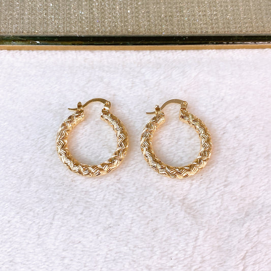 Arete de Oro Laminado 2.5 cm COA2849-5