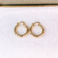 Arete de Oro Laminado 2.5 cm COA2849-3