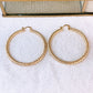 Arete de Oro Laminado 6 cm COA2855-7