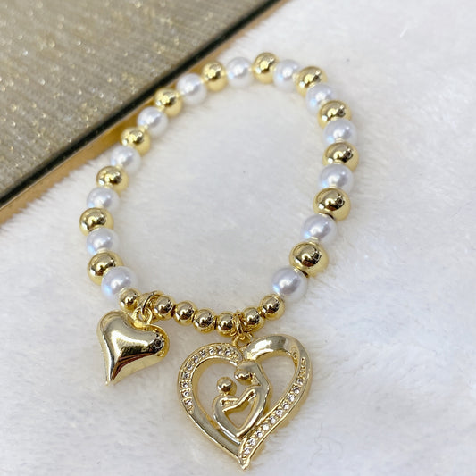 Pulsera de Chapa de Oro COP1429-2