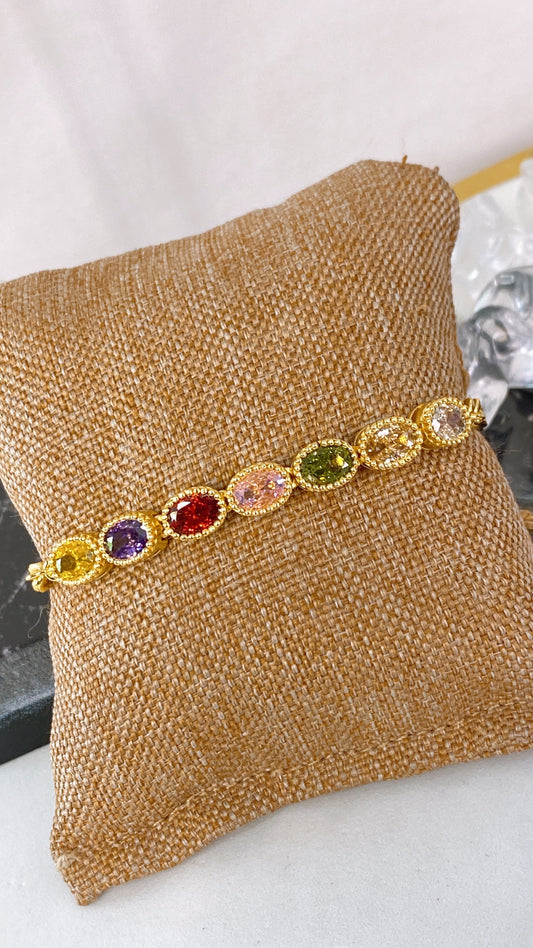 Pulsera de Chapa de Oro COP1556-1