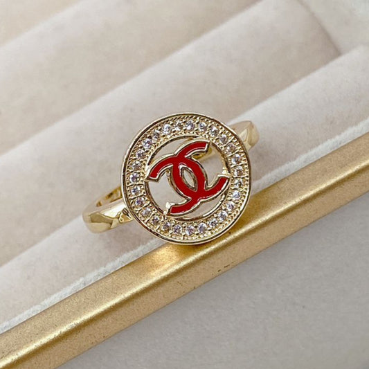 Anillo Chapa de Oro Ajustable ACO701-2