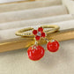 Anillo de Chapa de Oro Ajustable ACO1318-1