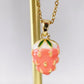 Collar de Acero Inoxidable y dije de Chapa de Oro CAI2285-1