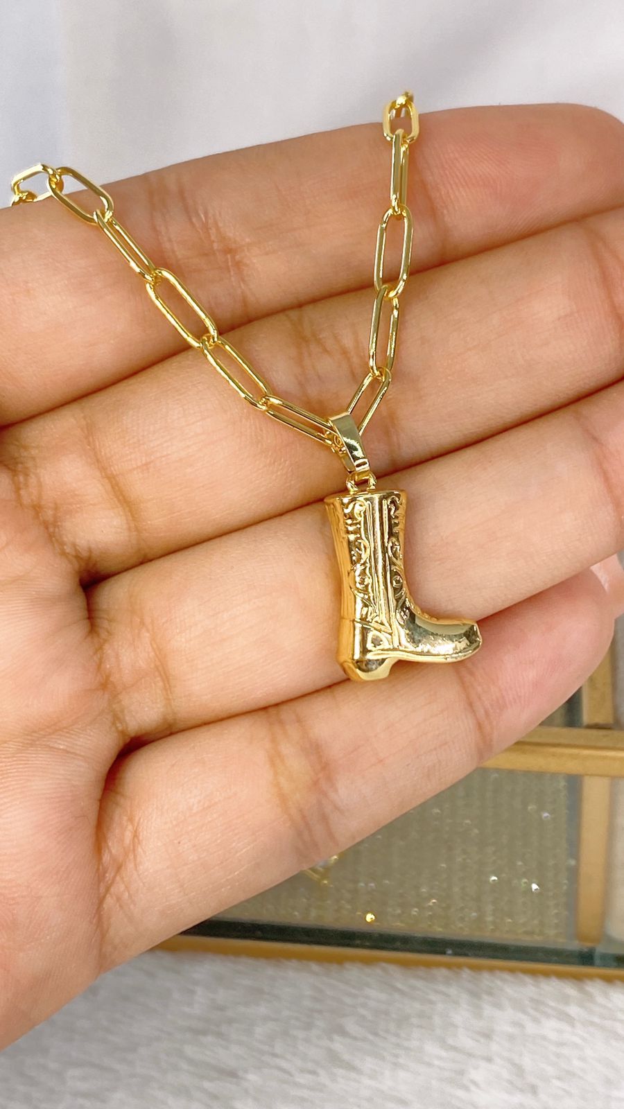 Collar de Chapa de Oro CC2081-1