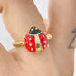 Anillo de Chapa de Oro Ajustable ACO1328-1