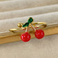 Anillo de Acero Inoxidable Ajustable RAI925-1