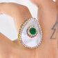 Anillo de Chapa de Oro Ajustable ACO1337-1
