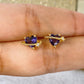 Arete de Chapa de Oro COA1916-5