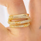 Anillo de Chapa de Oro Ajustable ACO1340-1