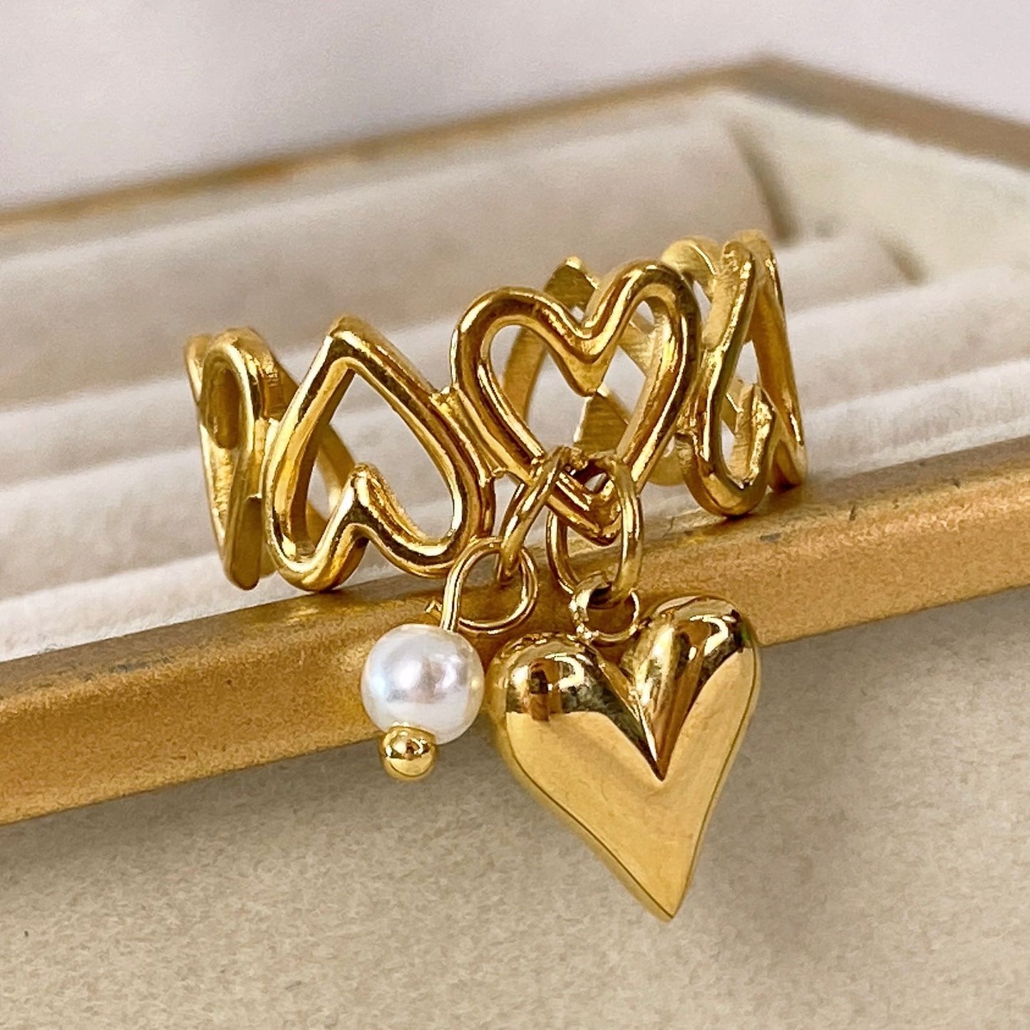 Anillo de Acero Inoxidable Ajustable RAI958-1