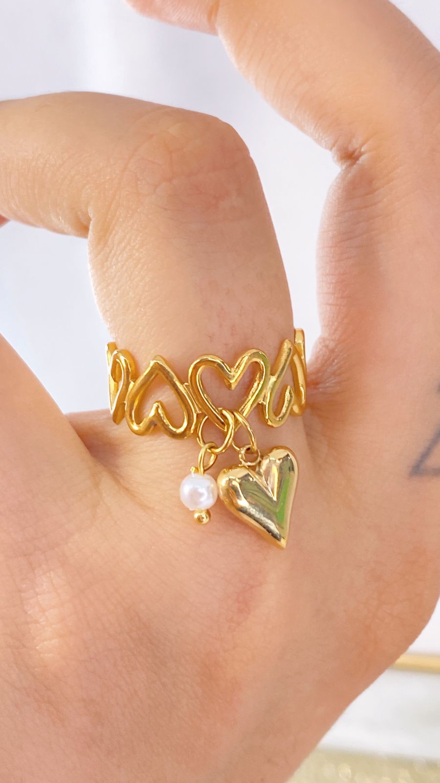 Anillo de Acero Inoxidable Ajustable RAI958-1