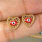 Arete de Chapa de Oro COA1948-2