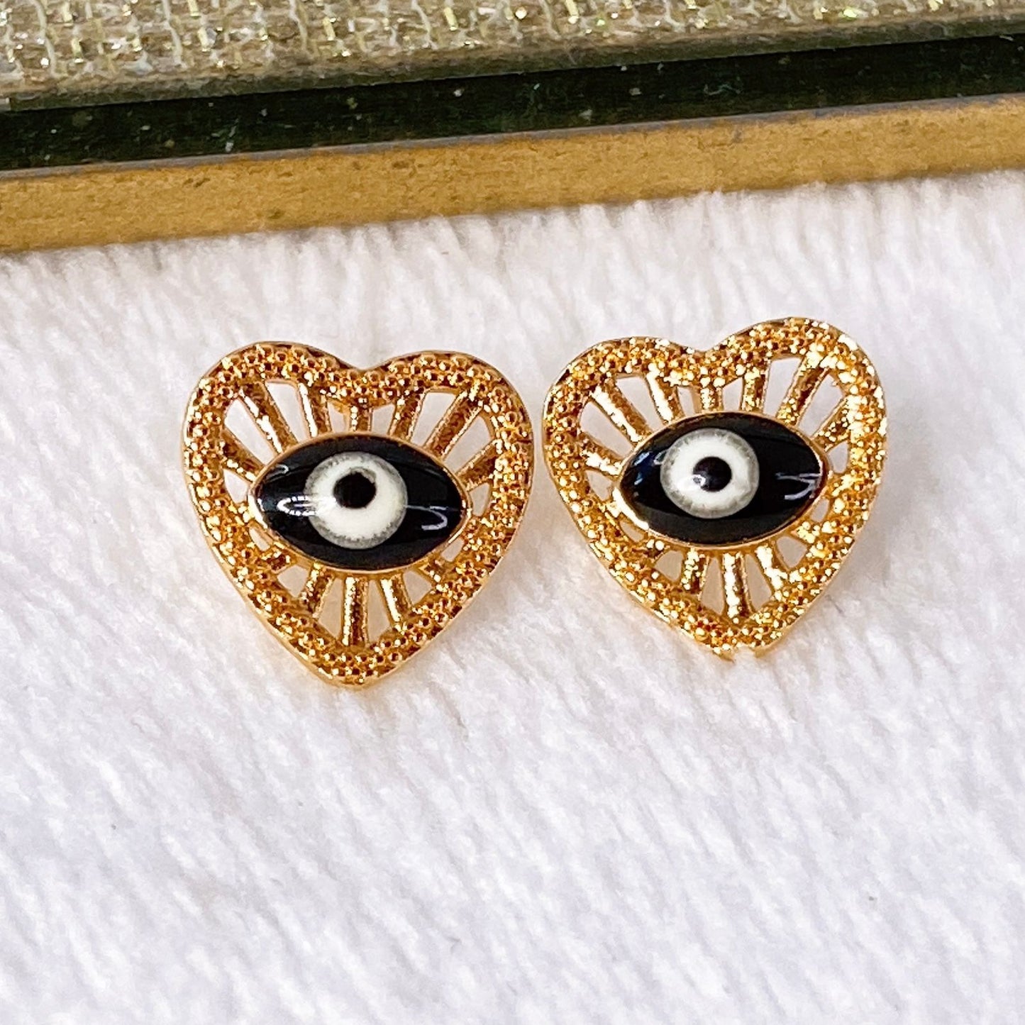 Arete de Chapa de Oro COA1948-1
