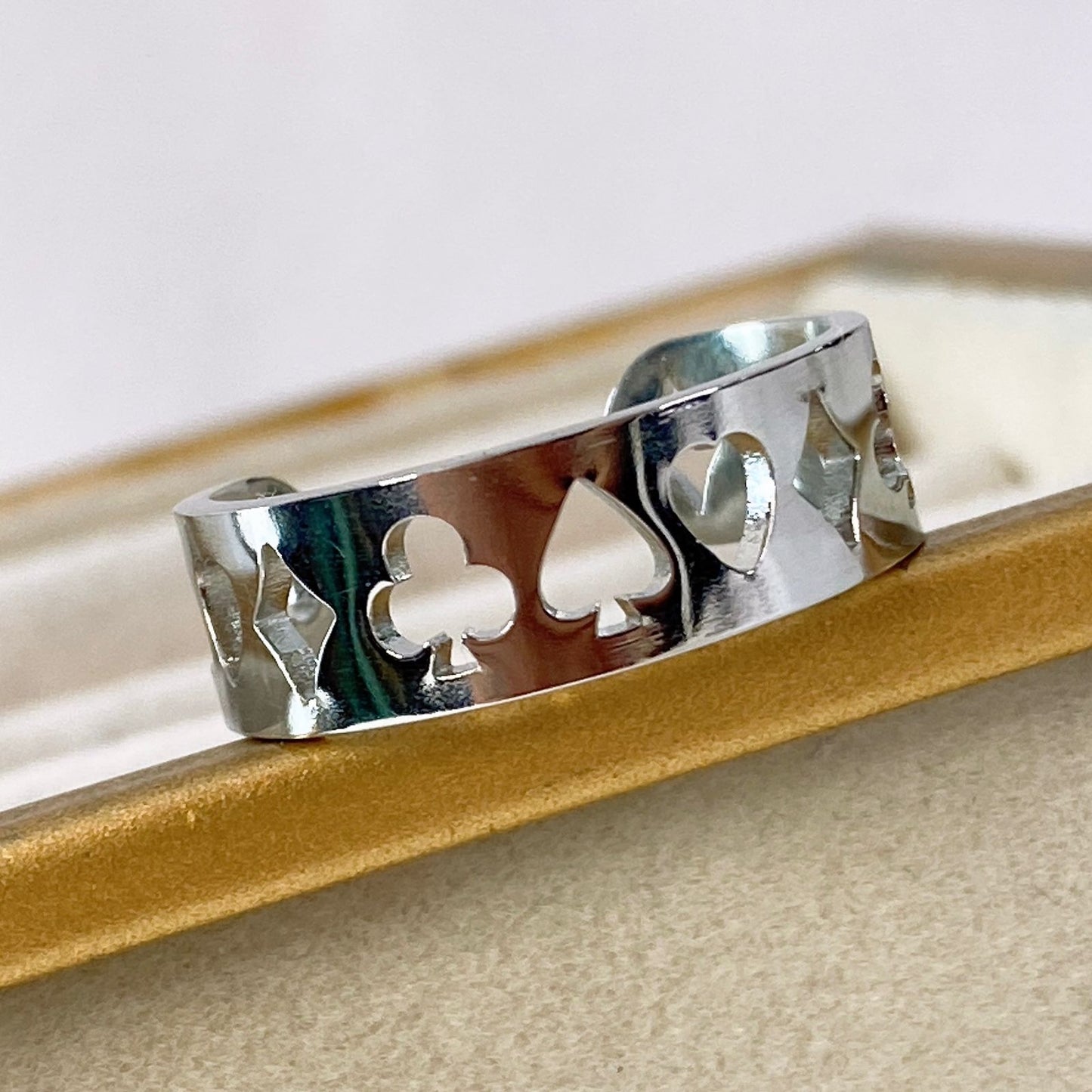 Anillo de Acero Inoxidable Ajustable RAI980-1