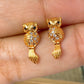 Arete de Chapa de Oro COA1949-1