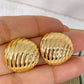 Arete de Chapa de Oro COA1952-1