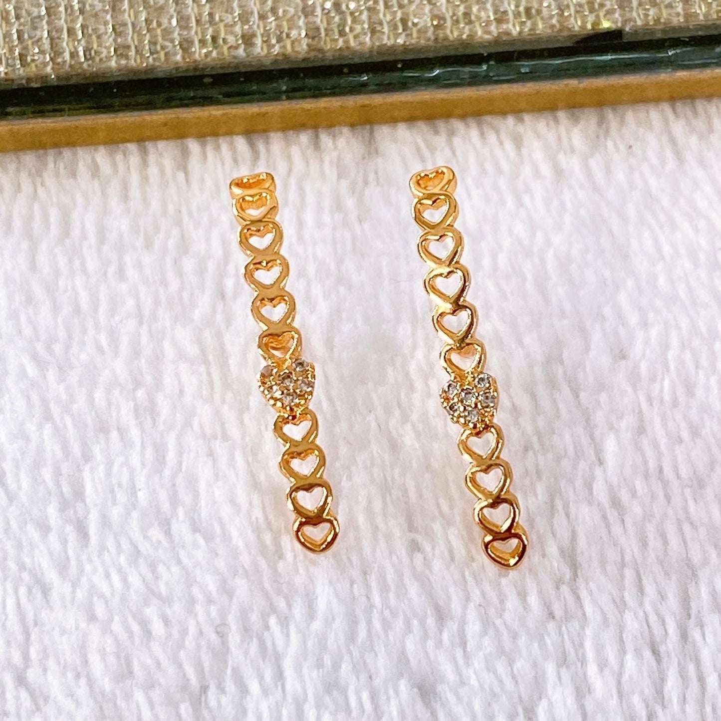 Arete de Chapa de Oro COA1956-1