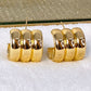 Arete de Chapa de Oro COA1959-1