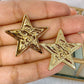 Arete de Chapa de Oro COA1980-1