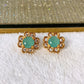 Arete de Chapa de Oro COA1971-3