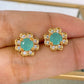 Arete de Chapa de Oro COA1971-3