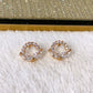 Arete de Chapa de Oro COA1975-1