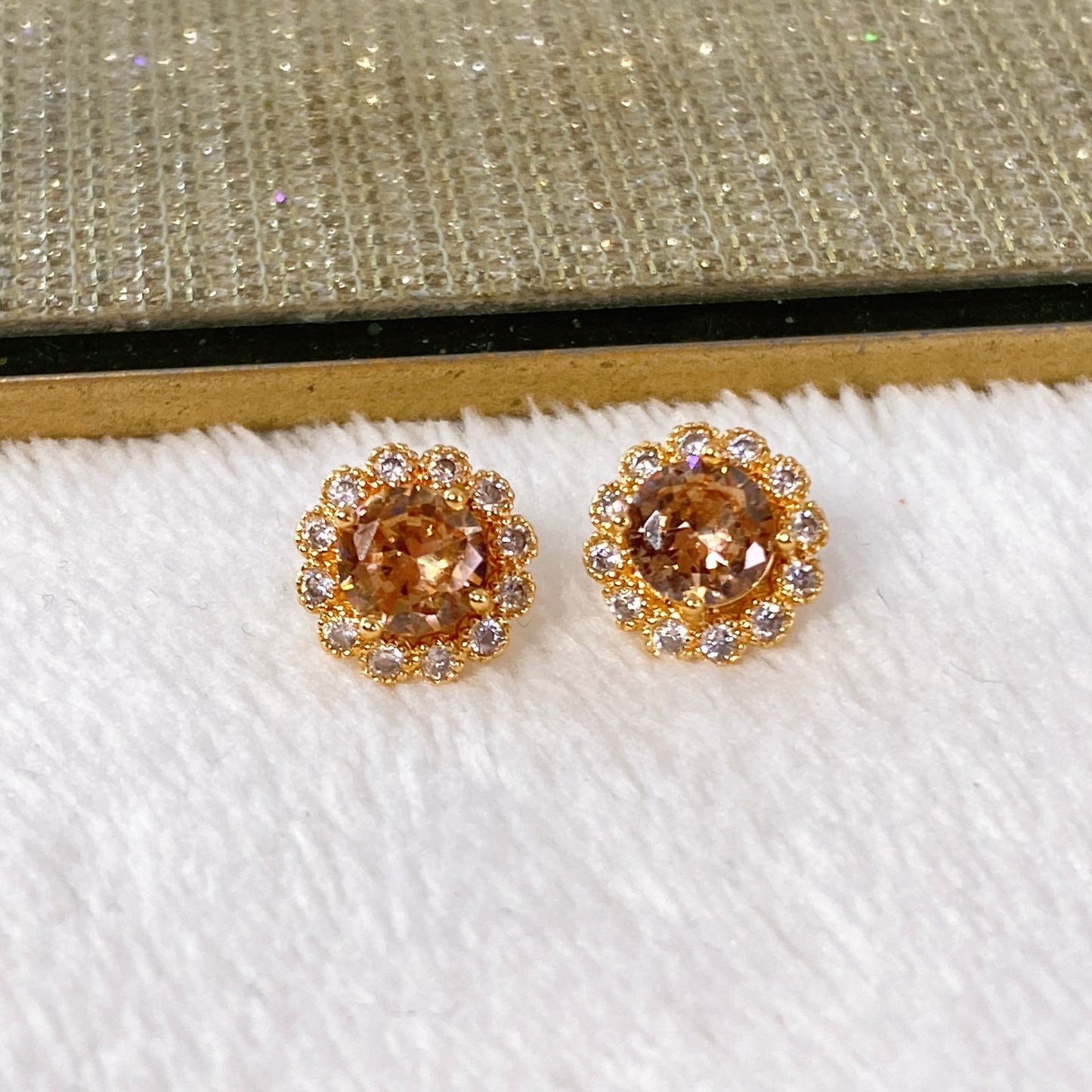 Arete de Chapa de Oro COA1969-2