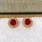Arete de Chapa de Oro COA1968-3