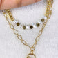 Set de Acero Inoxidable y Chapa de Oro CAI2498-1