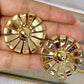 Arete de Chapa de Oro COA1982-1