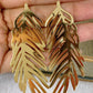 Arete de Chapa de Oro COA1981-1