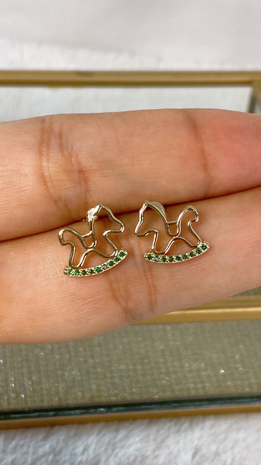 Arete Chapa de Oro COA1993-1