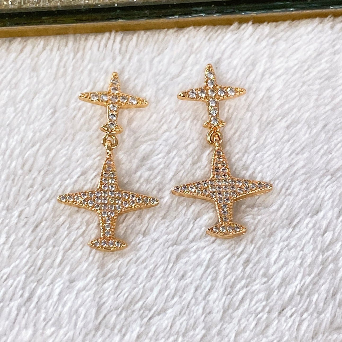 Arete de Chapa de Oro COA1992-1