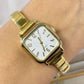 Reloj en Pulsera Italiana de Acero con Baño de Chapa de Oro PAI1047-1