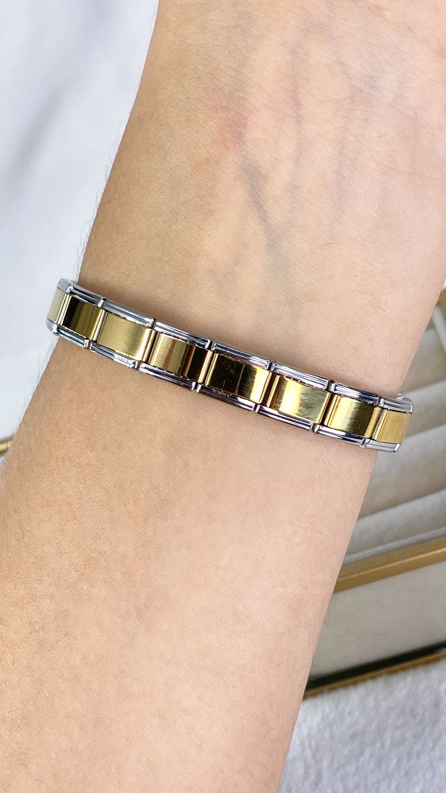 Pulsera Italiana de Acero Inoxidable PAI1010-1