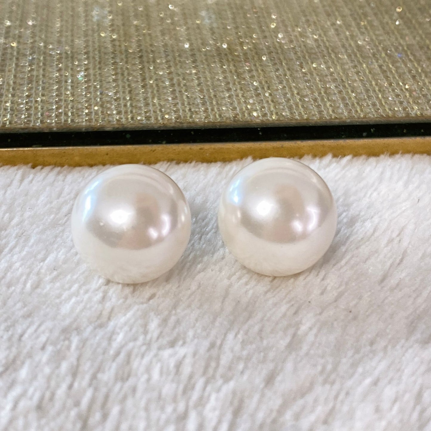 Arete de Acero Inoxidable Dorado GRANDE AAI1763-1