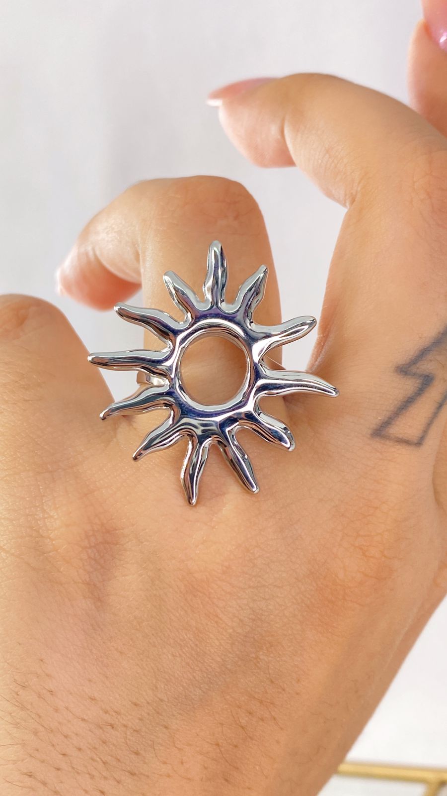 Anillo de Acero Inoxidable Ajustable RAI993-2
