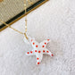 Collar de Acero Inoxidable y Cristal CAI2525-3