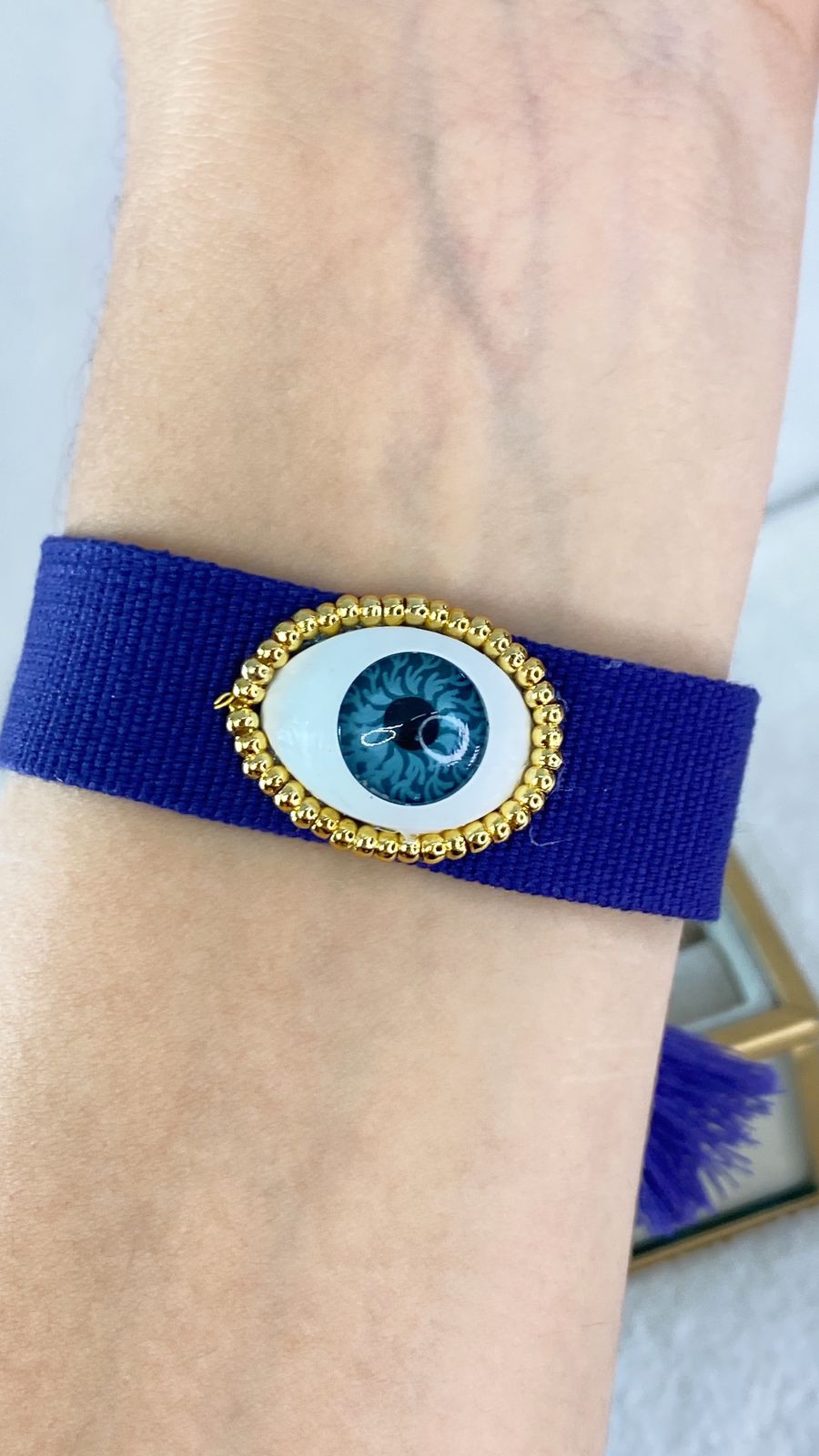 Pulsera de Tele y Chapa de Oro COP1573-3