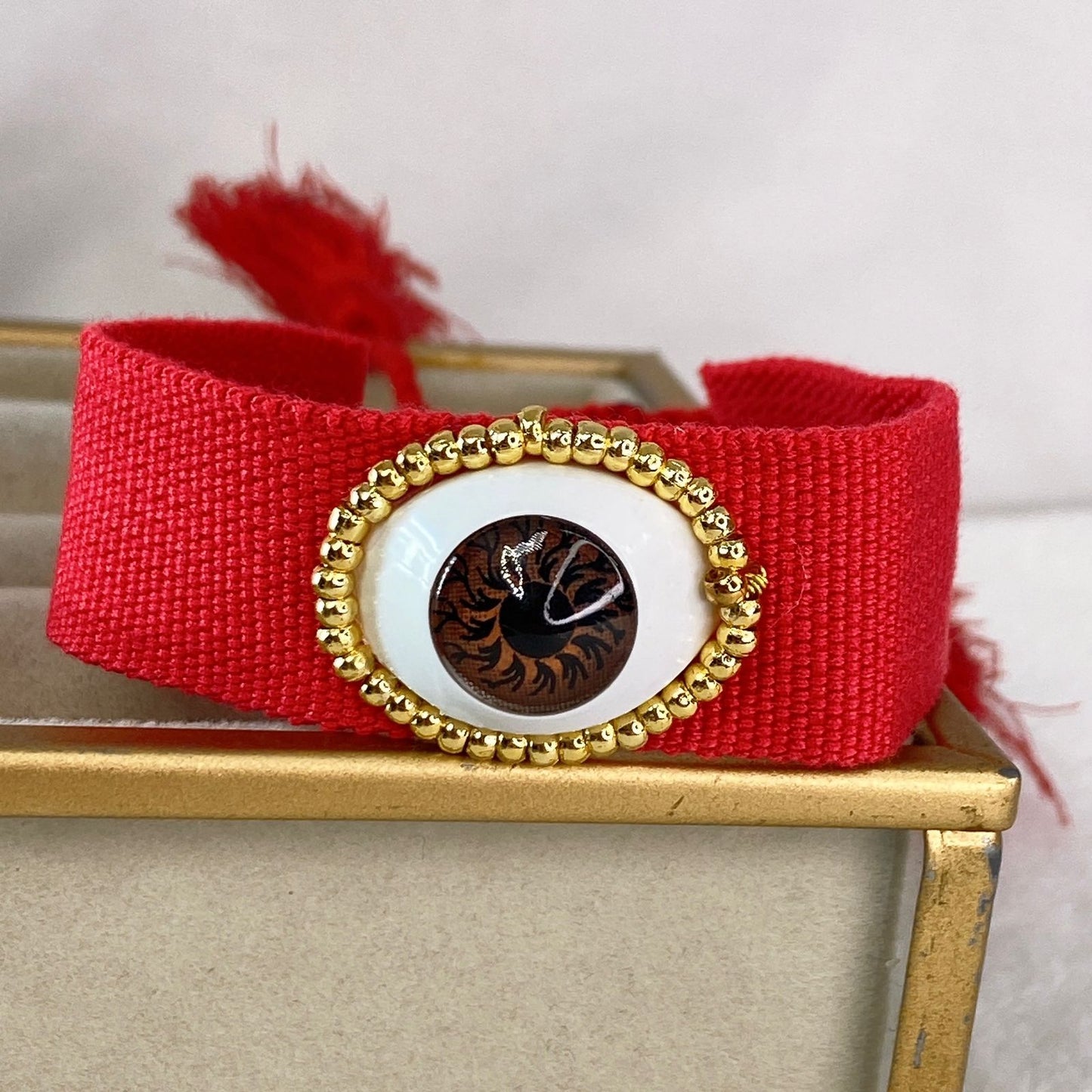 Pulsera de Tele y Chapa de Oro COP1573-1