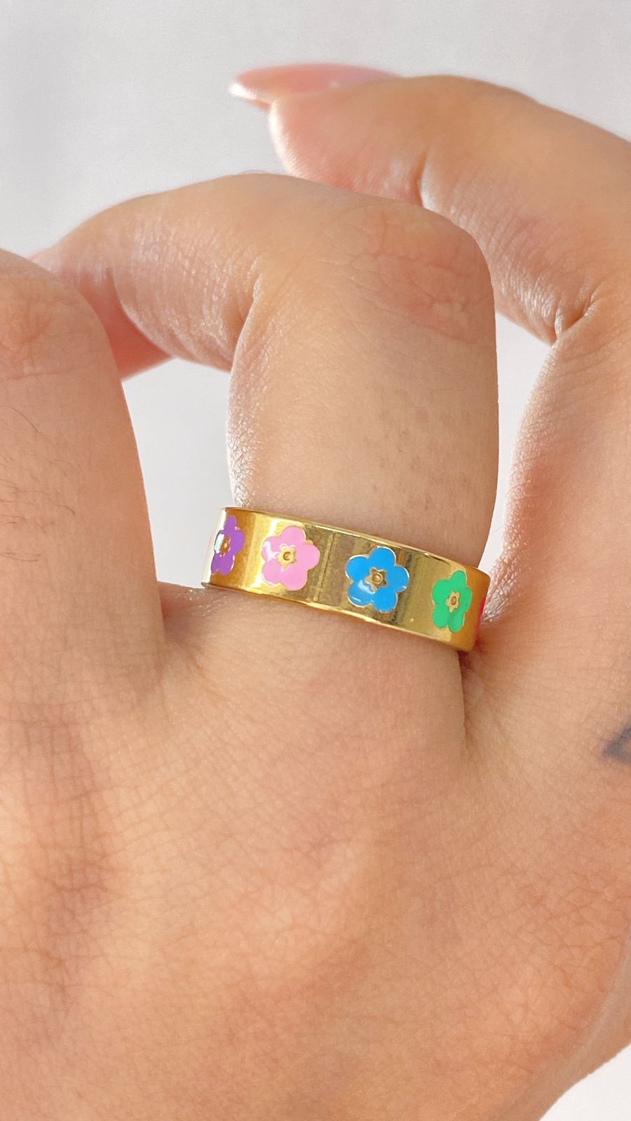 Anillo de Acero Inoxidable Talla #8 RAI996-3