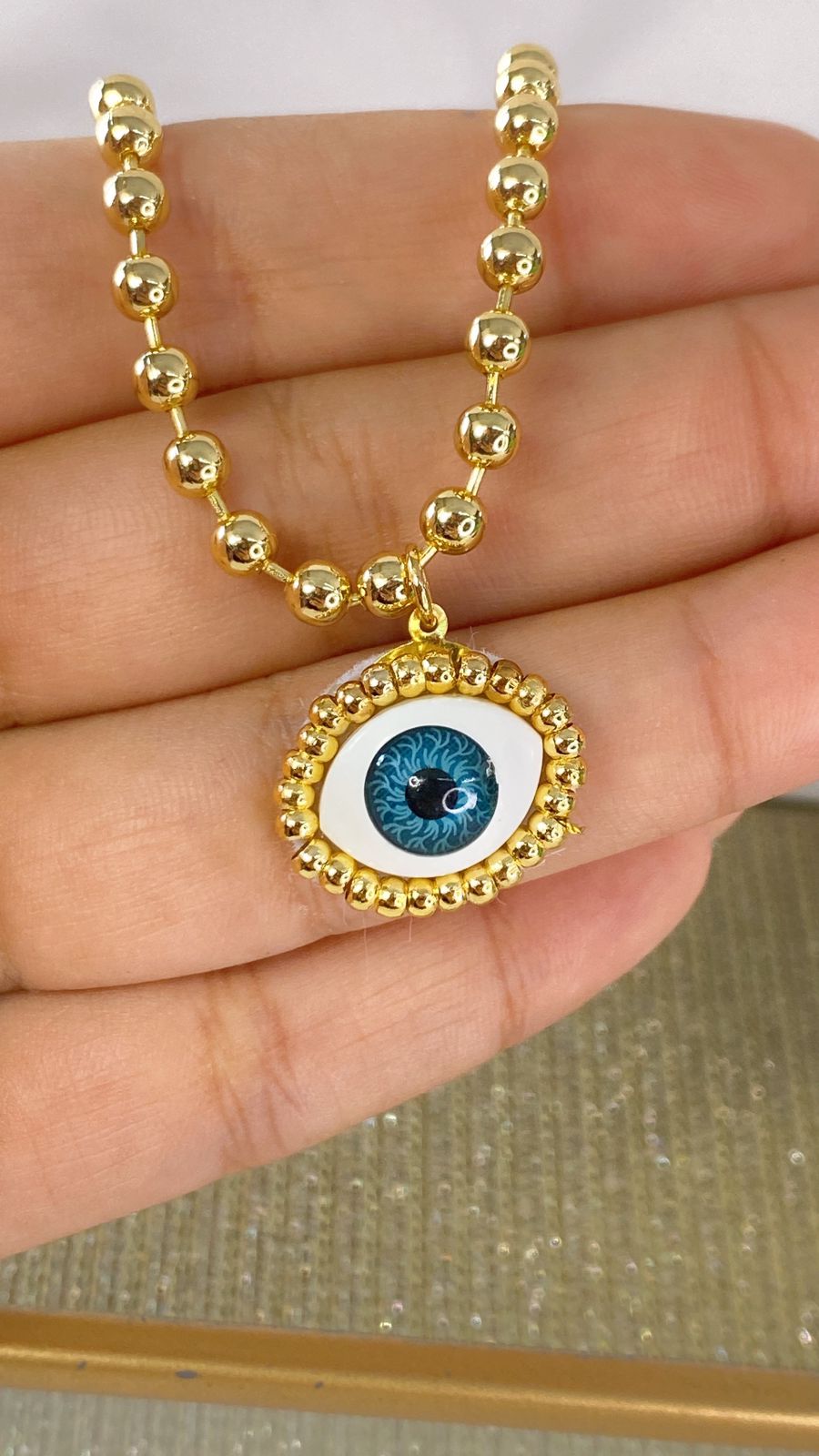 Collar de Chapa de Oro CC2168-1