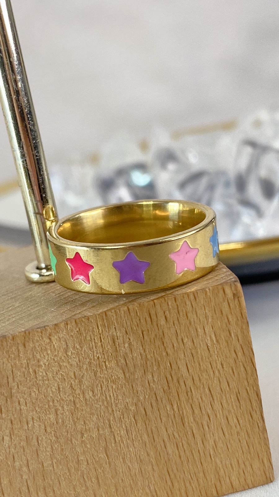 Anillo de Acero Inoxidable Talla #8 RAI996-2