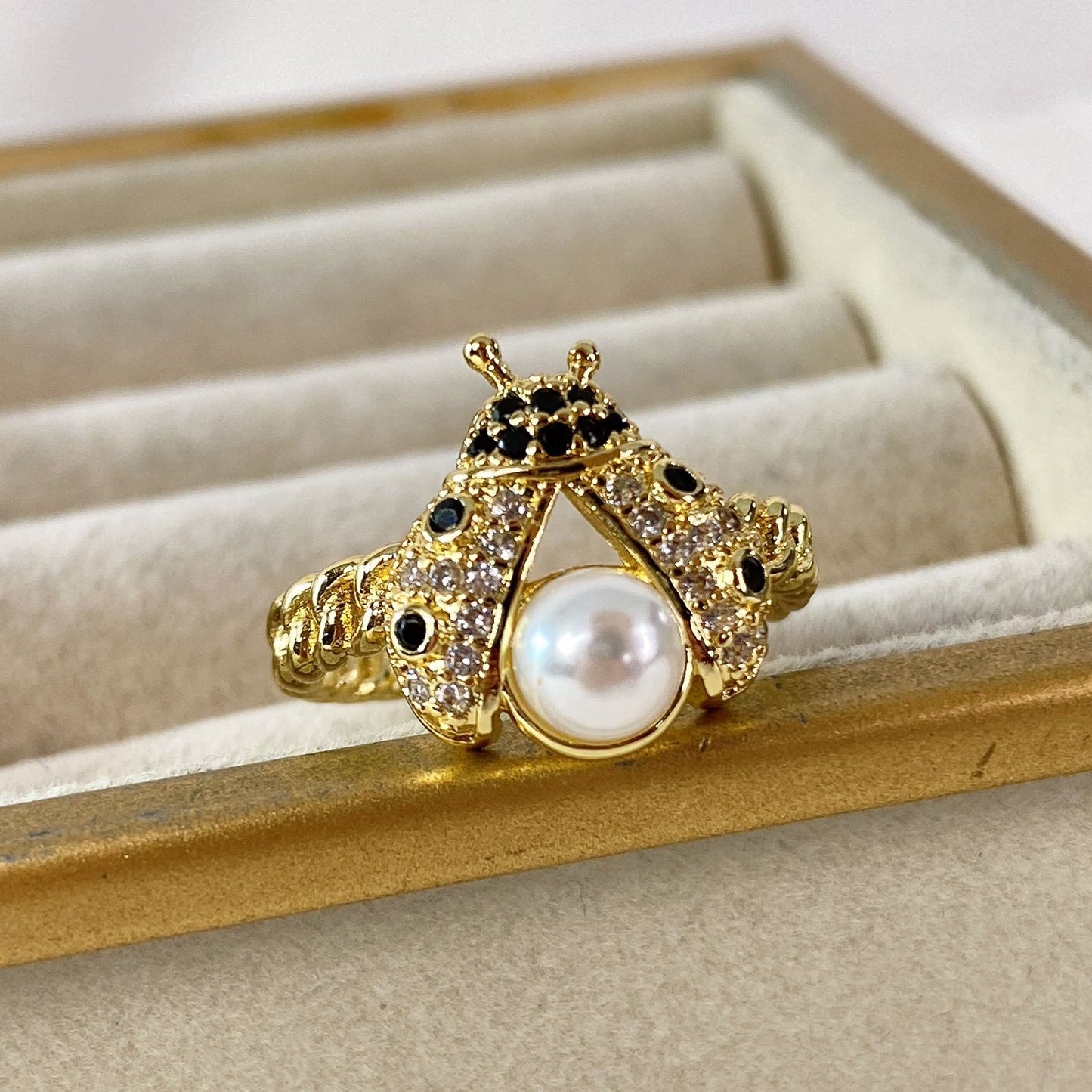 Anillo de Chapa de Oro Ajustable ACO1375-1