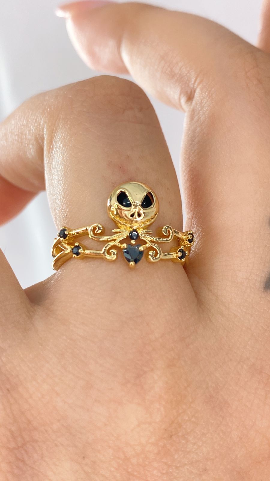 Anillo de Chapa de Oro Ajustable ACO1385-1