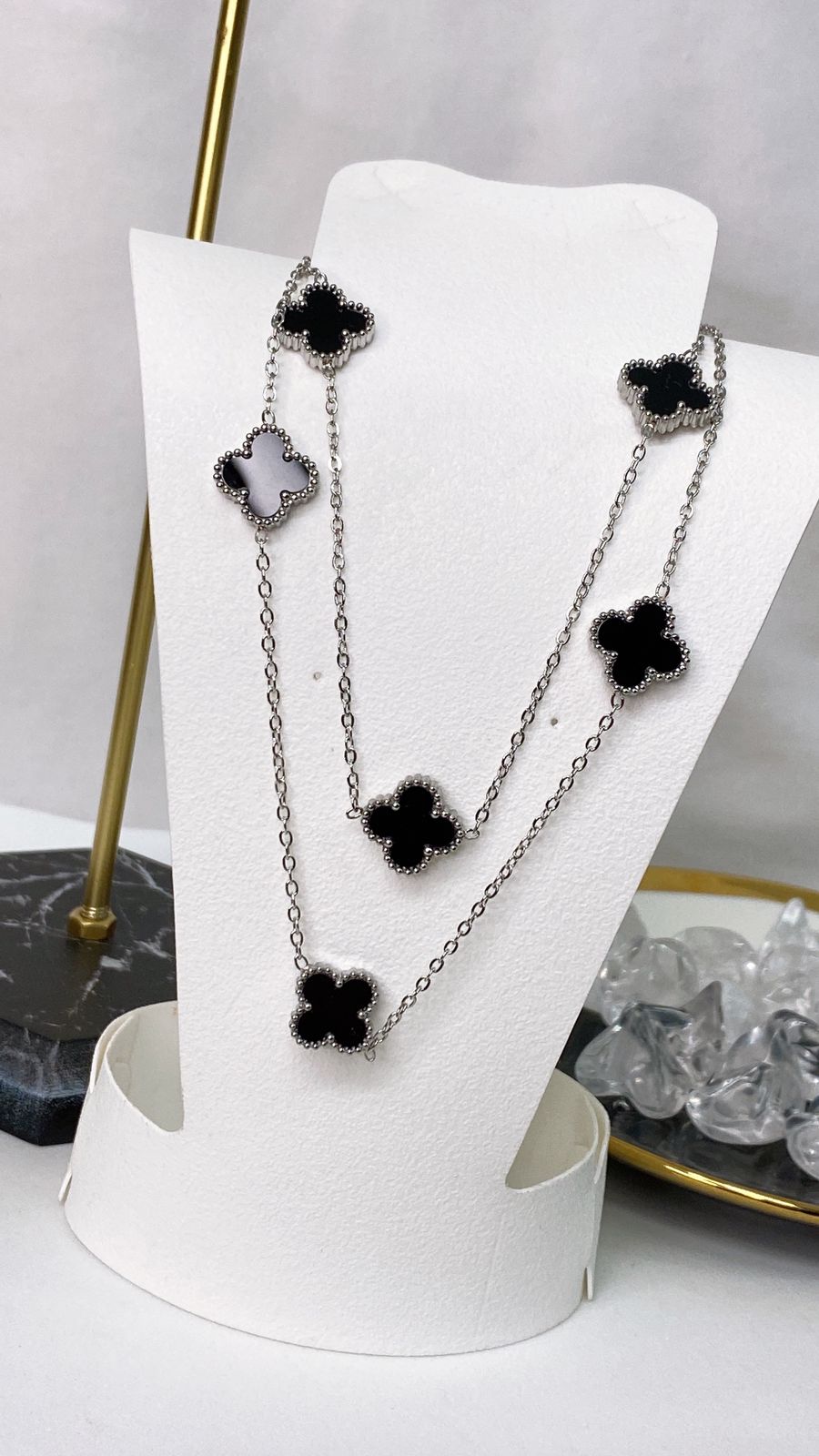 Collar largo de Acero Inoxidable CAI2575-2