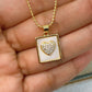Collar de Chapa de Oro CC2187-1