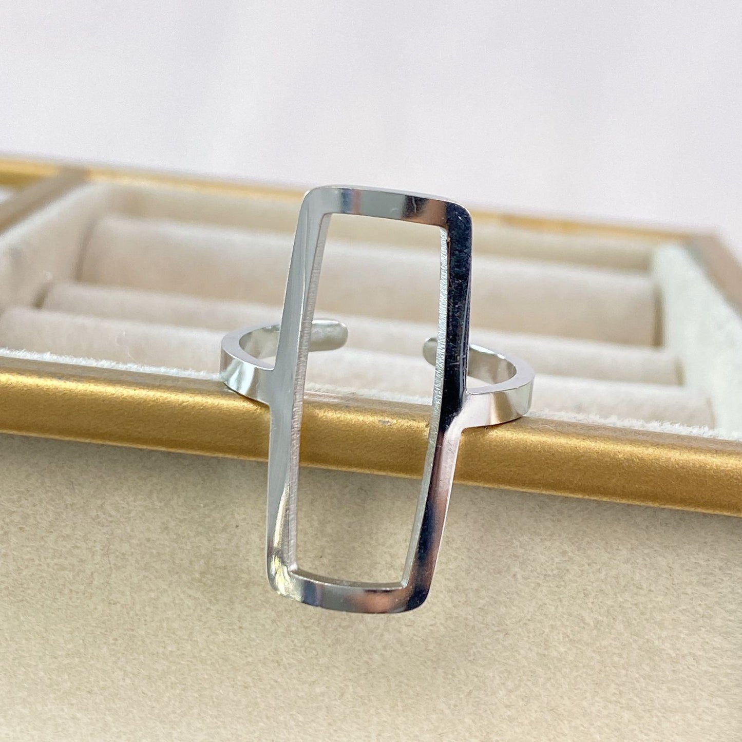 Anillo de Acero Inoxidable Ajustable RAI1020-2